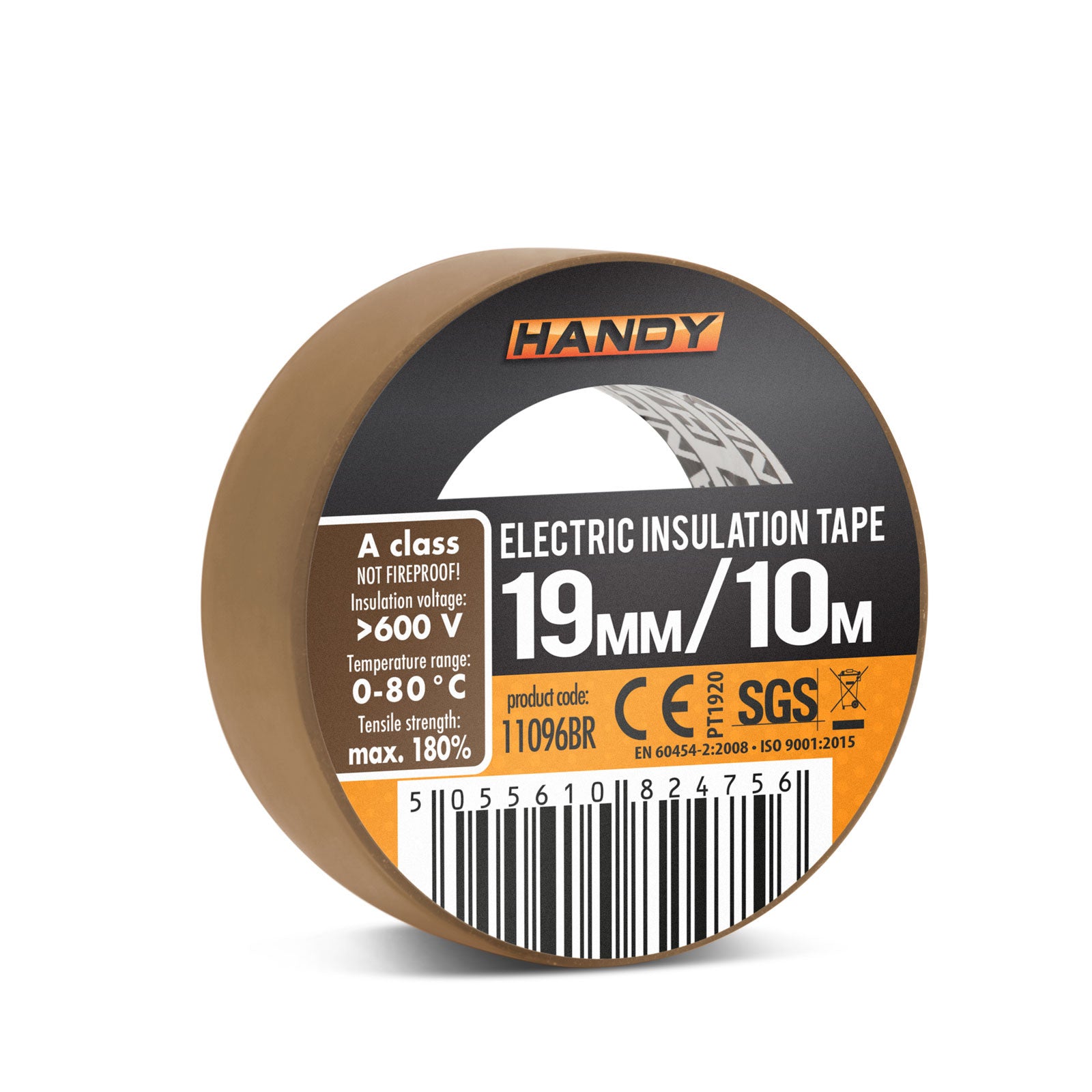 Banda izolatoare- 19 mm x 10 m - Maro Carguard - imagine 4