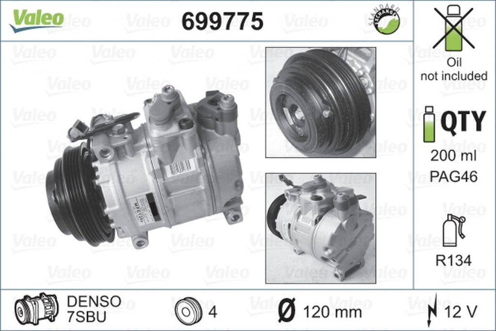 Compresor clima AUDI A6 4B2 C5 VALEO 699775