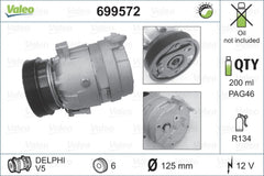 Compresor clima OPEL CORSA B 73 78 79 VALEO 699572