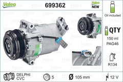 Compresor clima OPEL MERIVA VALEO 699362