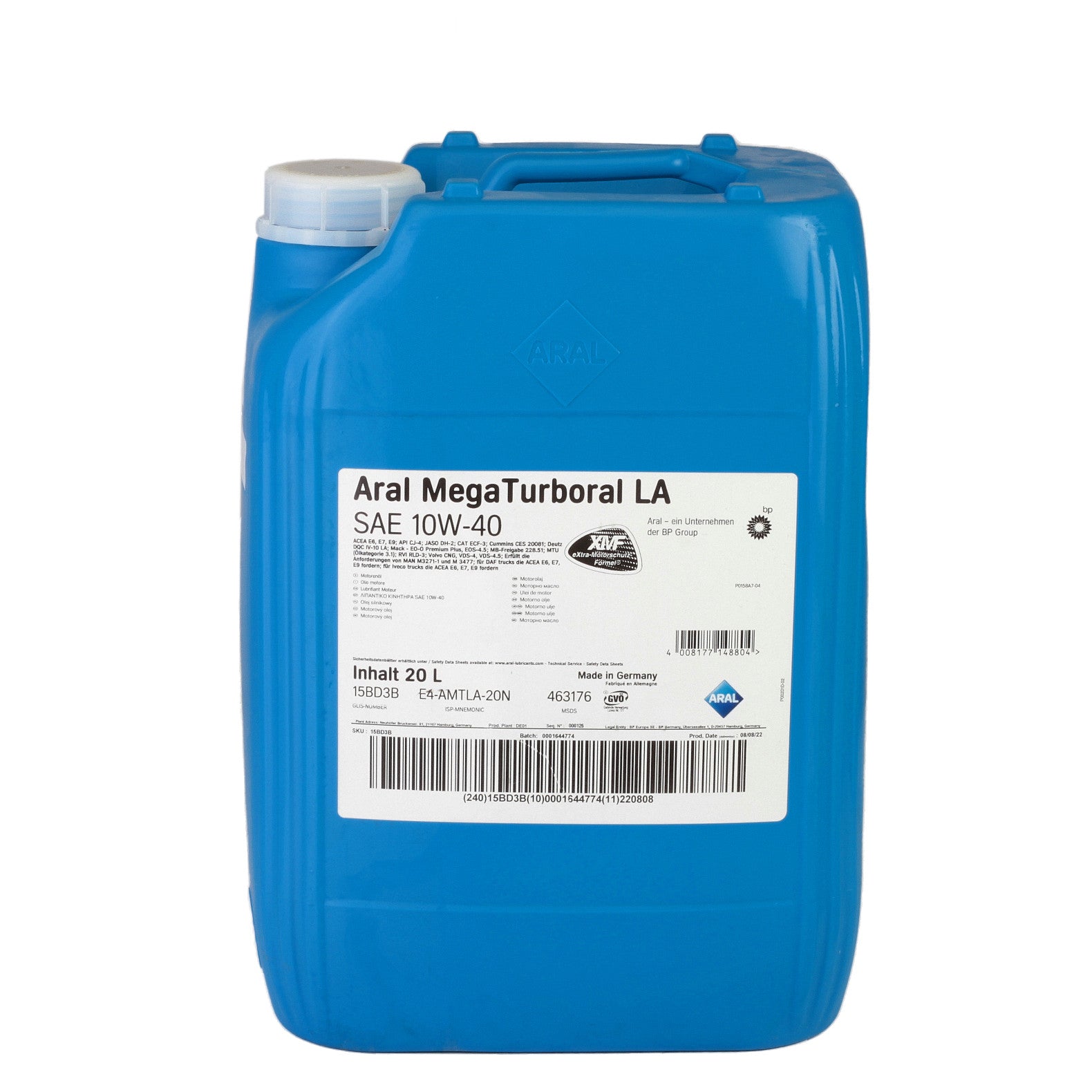 Ulei motor Aral Mega Turboral LA 10W40 20L Aral - imagine 3