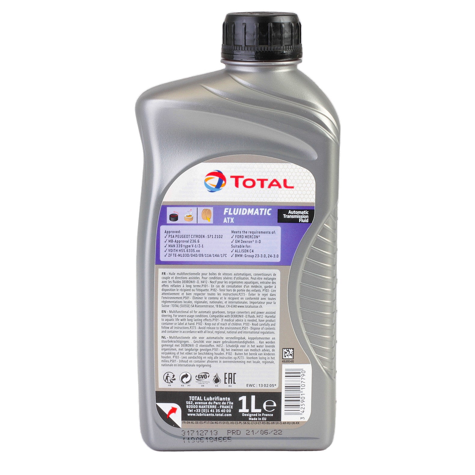 Ulei cutie viteze automată Total FluidMatic  ATX Total - imagine 3
