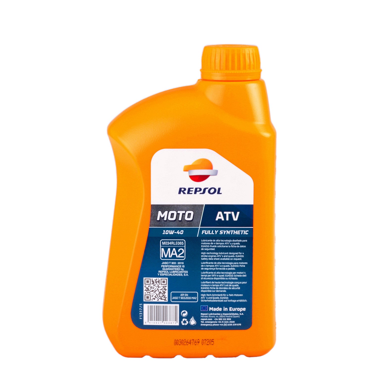 Ulei REPSOL RACING ATV 4T 10W40 1L Repsol - imagine 2