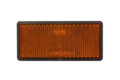 Catadioptru dreptunghiular autoadeziv 86x40 mm Galben Runkit - imagine 1