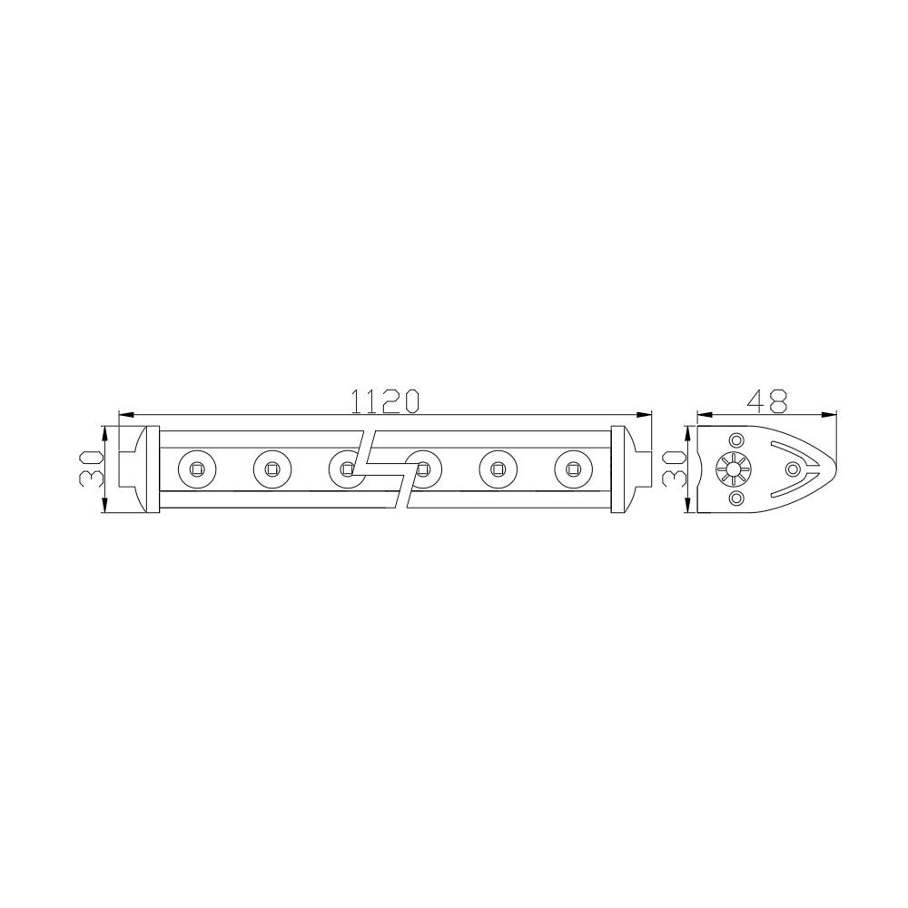 Bară Led Auto Off Road - 126W - 42 SMD LED Carguard Carguard - imagine 8
