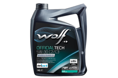 ULEI MOTOR WOLF OFFICIALTECH 5W30 C2/C3 4L Wolf - imagine 1