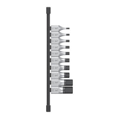 Set chei tubulare cu bit Hex cu patrat 1/2", sistem metric, 10buc Milwaukee - imagine 1