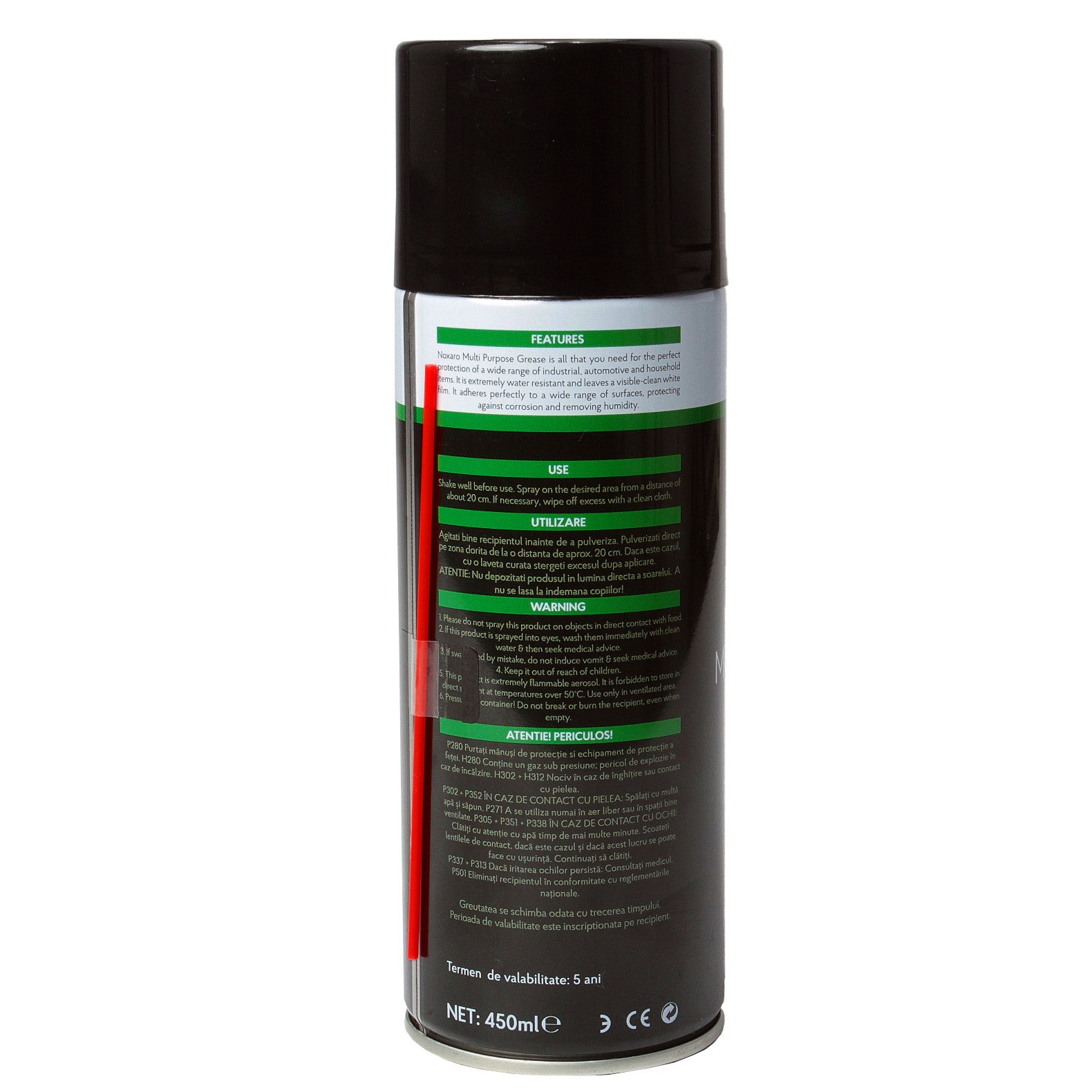 Spray vaselina multifunctionala 450 ml Noxaro - imagine 3