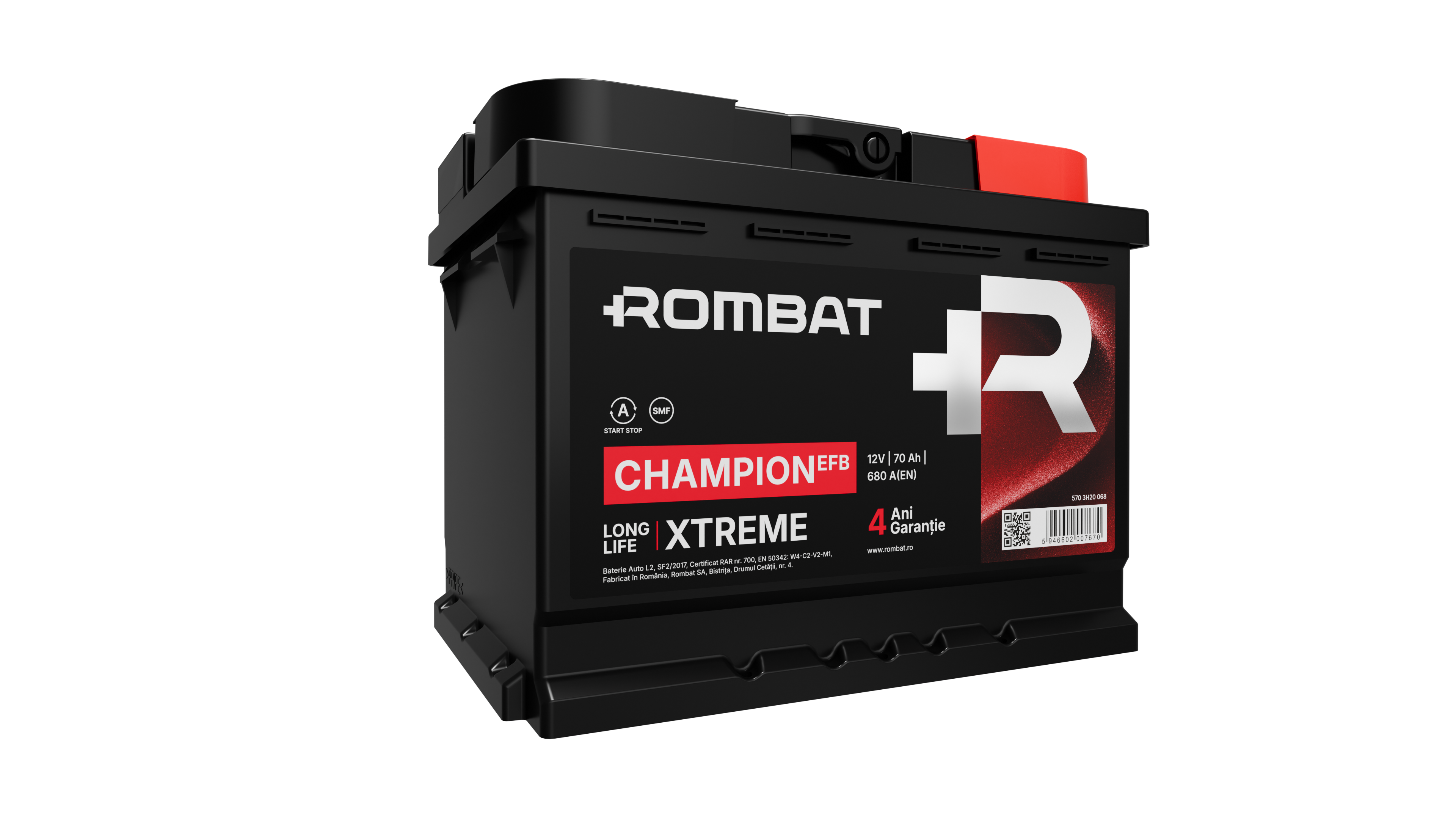 Acumulator Rombat Champion 70 Ah [Start-Stop] Rombat - imagine 3