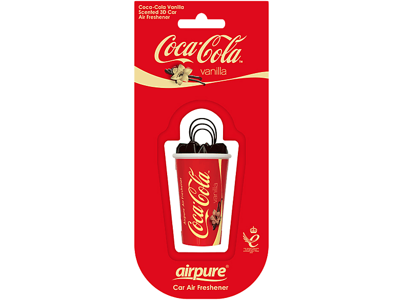 AIRPURE Odorizant pentru mașină, ceașcă 3D, Coca-Cola vanilie Airpure - imagine 2