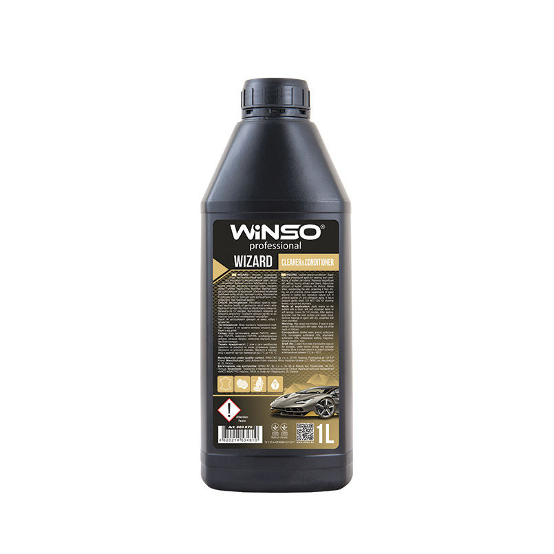 Solutie intretinere piele Winso Professional WIZARD Leather Cleaner-Conditioner 1L Winso - imagine 1