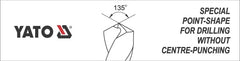 Burghiu metal HSS - cobalt 3 mm. 2 buc Yato - imagine 3