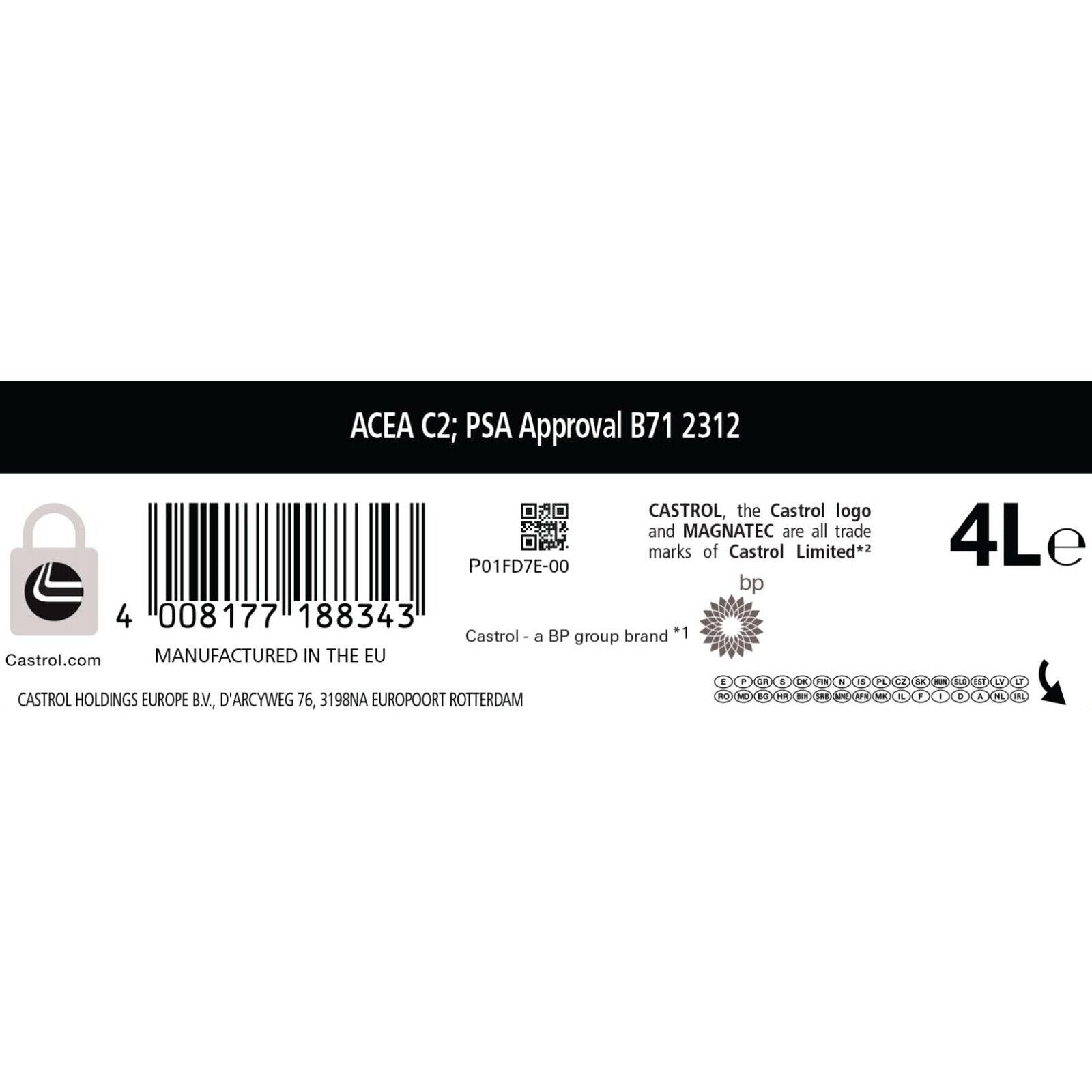 Ulei motor Castrol Magnatec 0W30 C2 4L Castrol - imagine 4