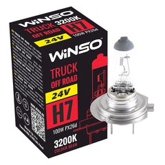 Bec Halogen Winso Truck Off-Road H7 - 24V, 100W PX26d ● 3200K Winso - imagine 1
