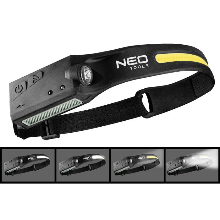 Lanterna de cap cu banda led inclusa 2 in 1 Neo Tools - imagine 7