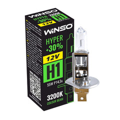 Bec Halogen Winso Hyper +30% H1 - 12V, 55W P14.5s ● 3200K Winso - imagine 1