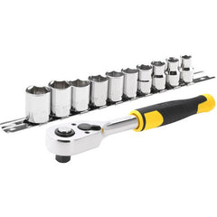 Set de clicheți și chei tubulare STANLEY® 3/8 in., 72 de dinți, 11 buc. Stanley - imagine 1