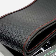 Husa volan elastica negru/cusatura rosie Runkit - 38 cm Runkit - imagine 2