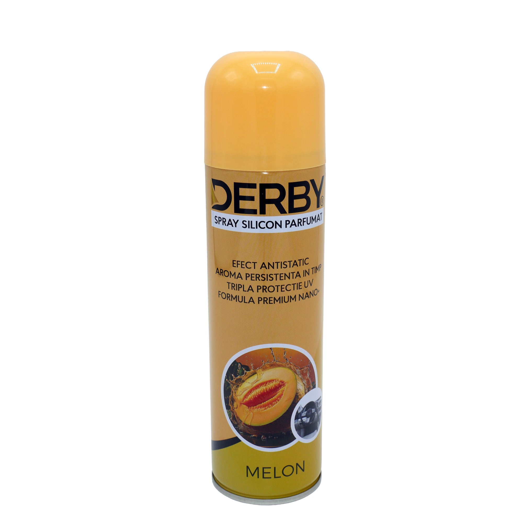 Spray silicon parfumat pepene galben  Derby 220ml DERBY - imagine 1