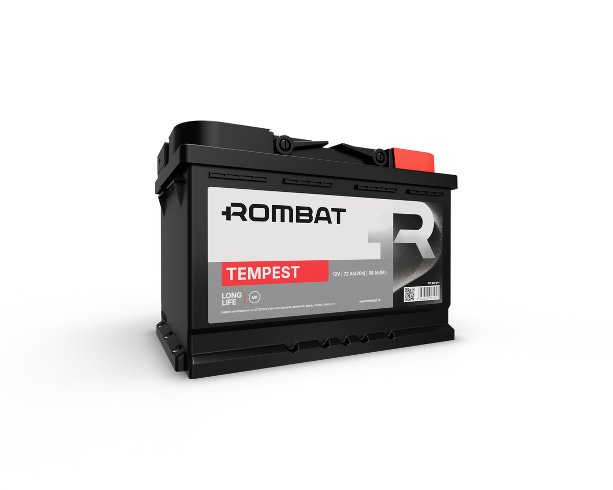 Acumulator Rombat Tempest 72 Ah ● Gama Semitractiune ● Rombat - imagine 1