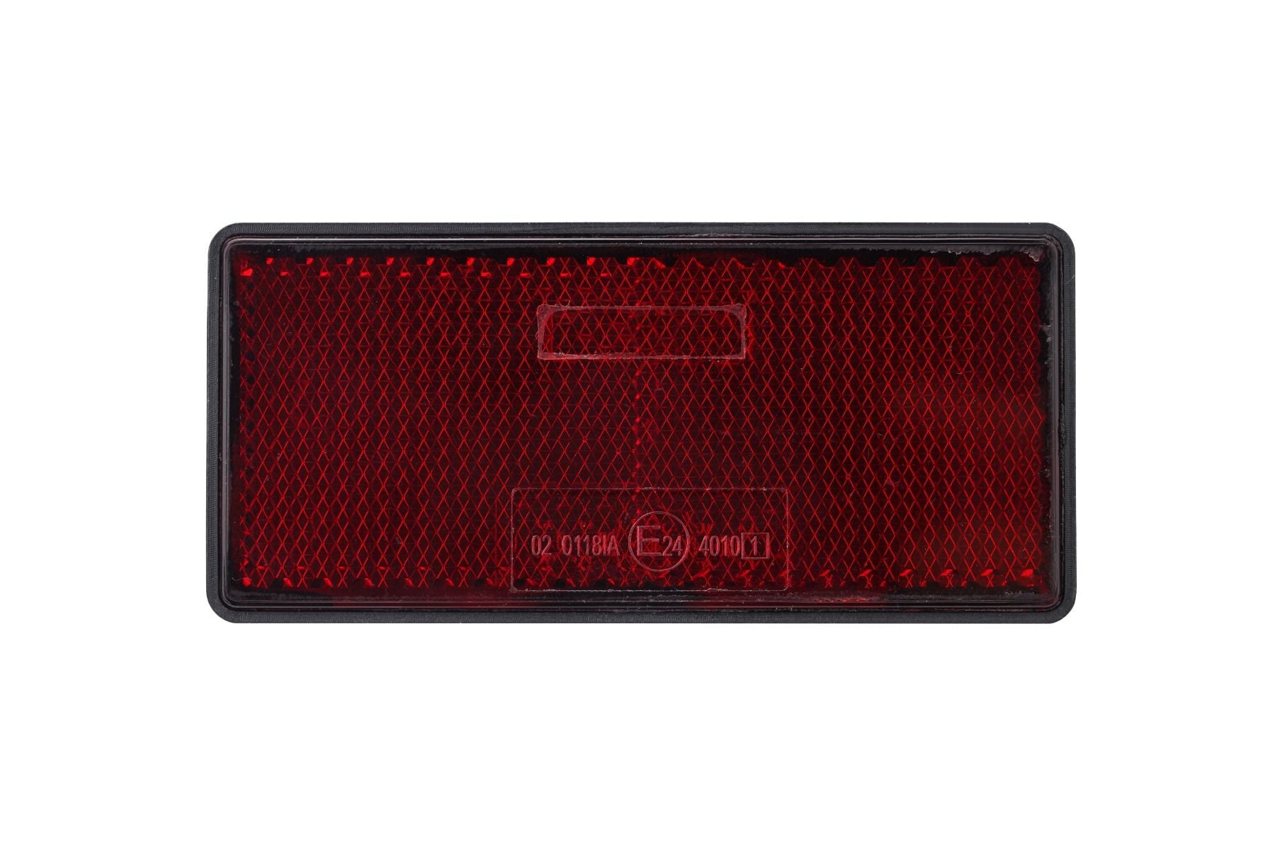 Catadioptru dreptunghiular autoadeziv 86x40 mm Rosu Runkit - imagine 2
