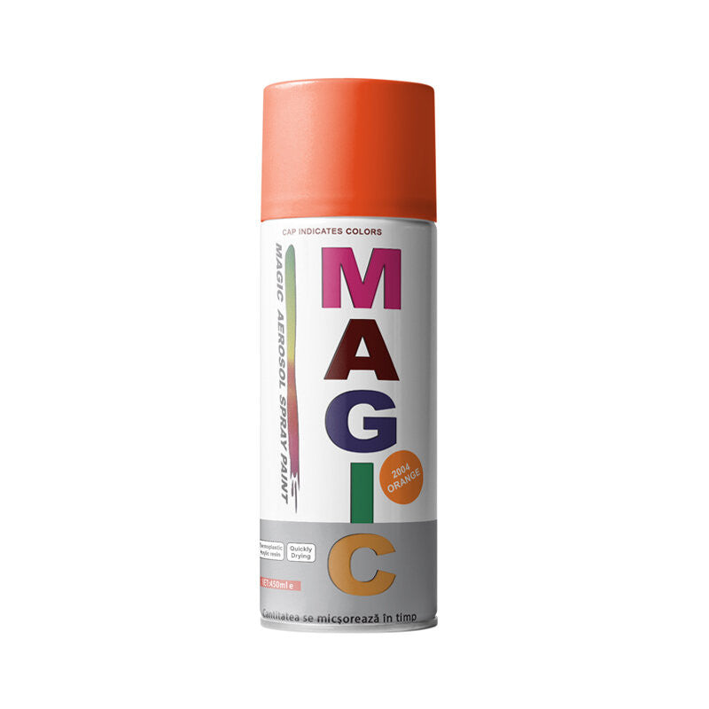 Magic - Vopsea spray Portocaliu 2004 450 ml Magic - imagine 1