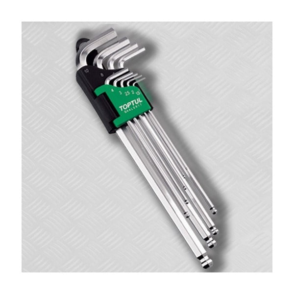 Set  chei hexagonale in forma de L lung cu bila T10-T50 Toptul - imagine 1