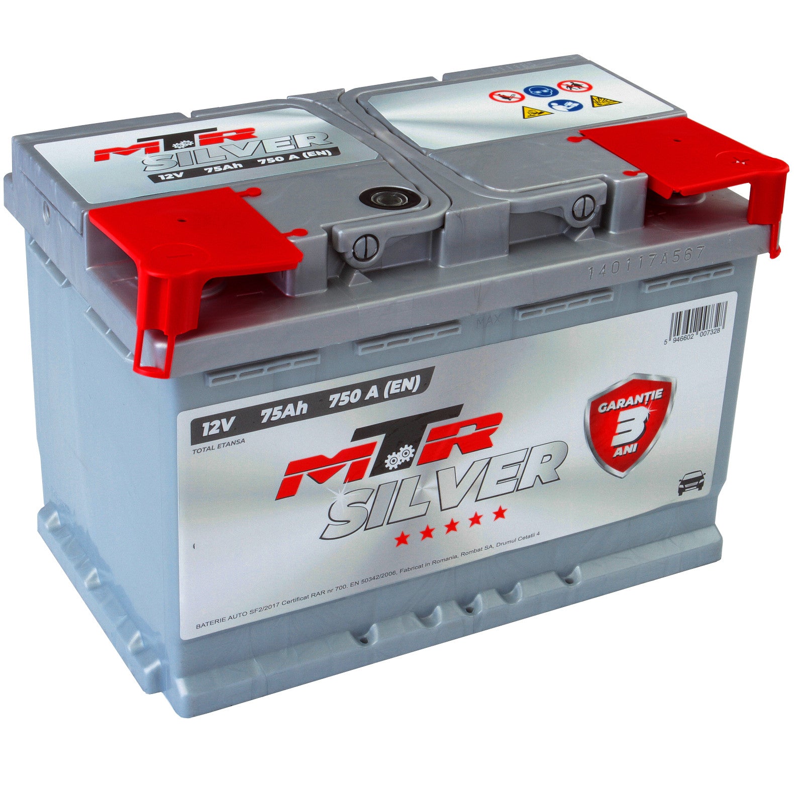 Acumulator MTR Silver L3 75 Ah MTR - imagine 2