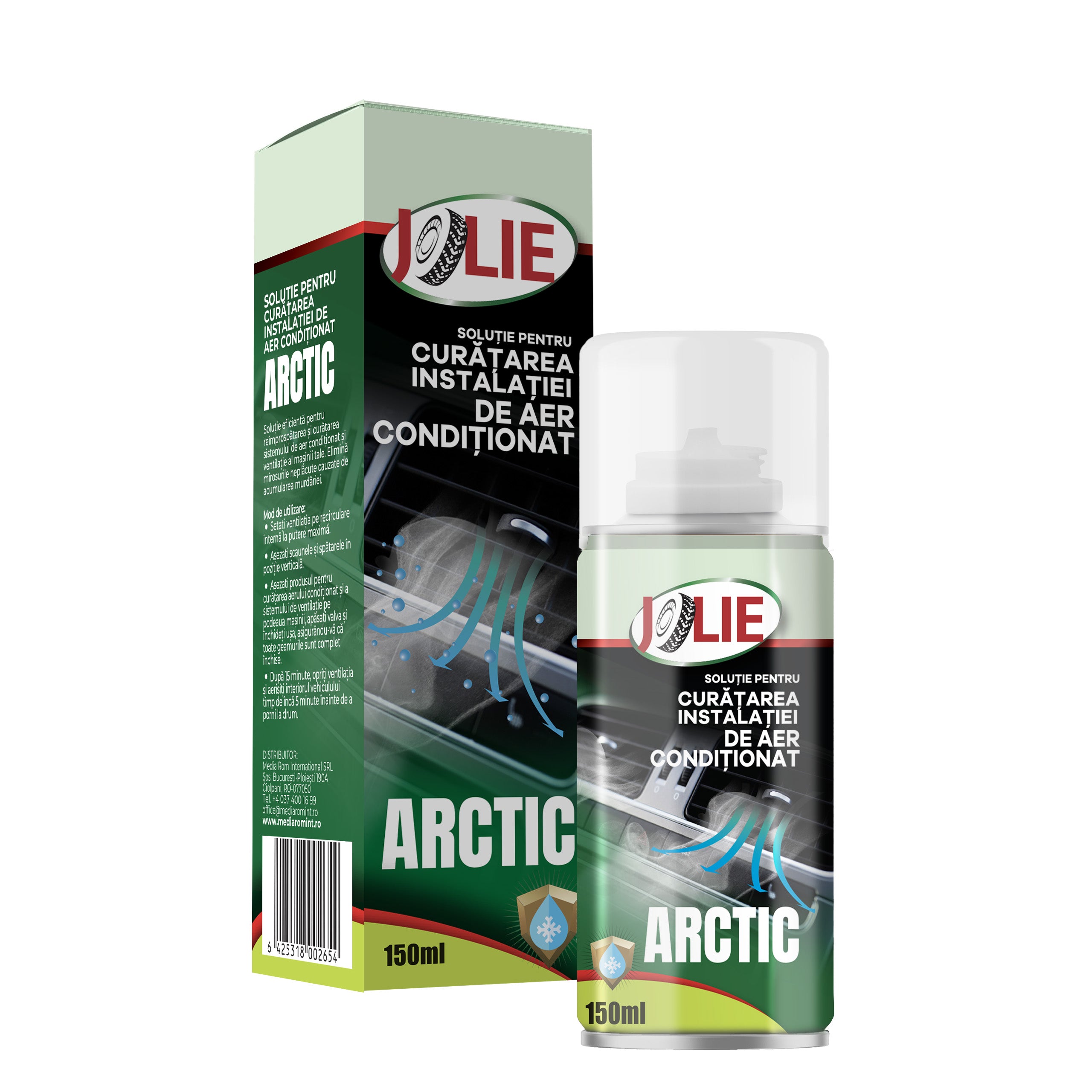 Solutie pentru curatarea instalatiei de aer conditionat Jolie 150ml Jolie - imagine 1