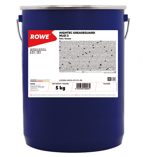 VASELINA ROWE HIGHTEC GREASEGUARD NLGI 2 - 5kg Rowe - imagine 1