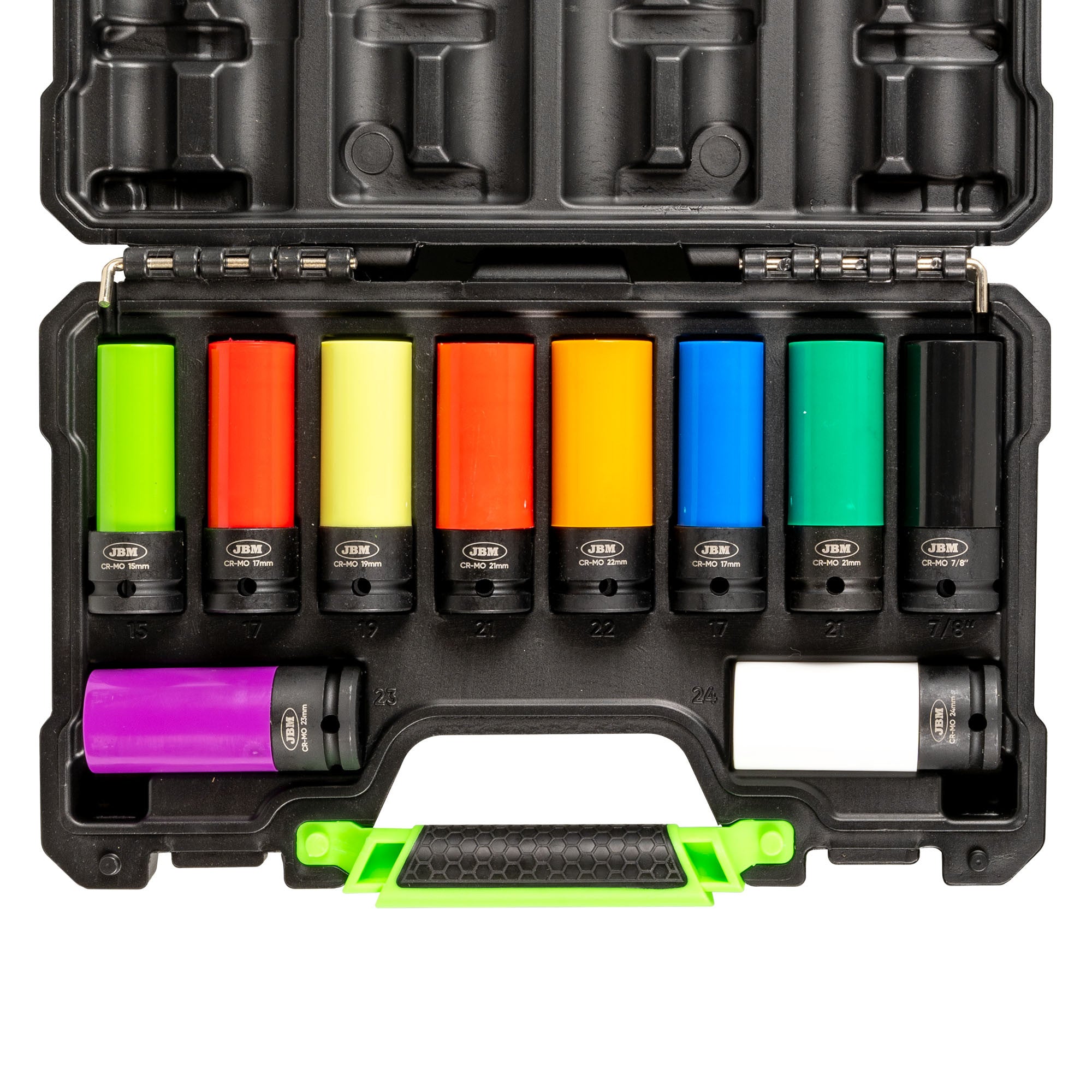SET 10 TUBULARE IMPACT DE 1/2" SP. EXTRACȚIE ROȚI JBM - imagine 3