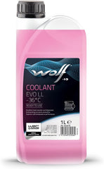 Antigel diluat WOLF COOLANT EVO LL Rosu (G12|G13|G12++|G12+|G11)  ( -36°C) 1L Wolf - imagine 1