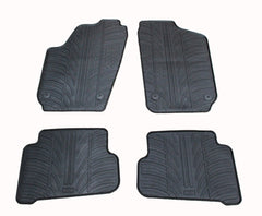 Set covorase auto din cauciuc Vw Polo (6R) 06.2009-09.2017, Negru, Gledring, 4 buc. (GL0065) Gledring - imagine 1