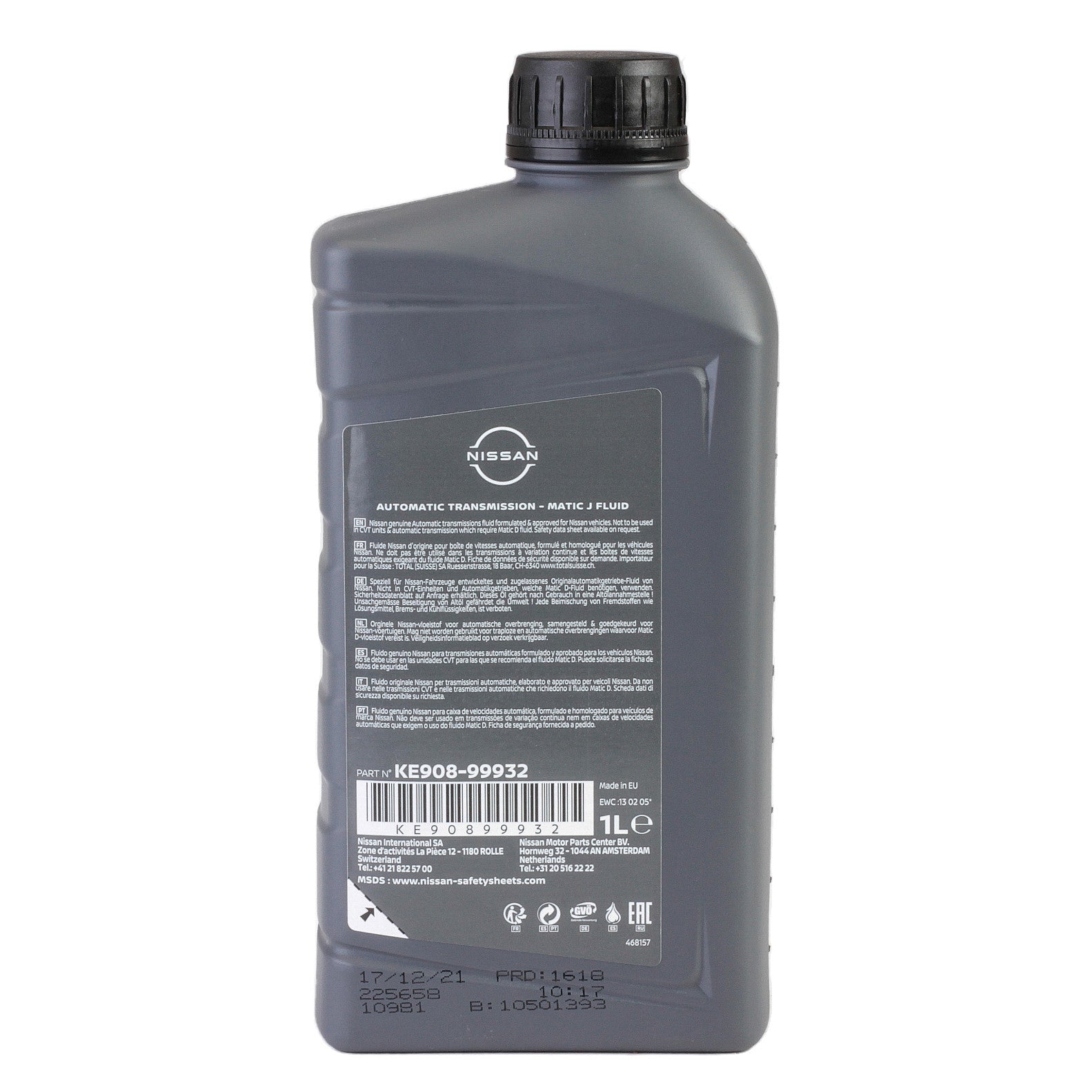 Ulei cutie automata Nissan ATF MATIC J 1L Nissan - imagine 3