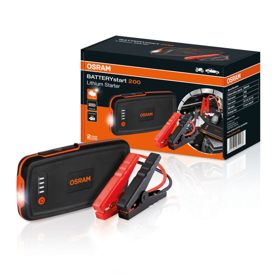 Jump starter pentru pornire masina, acumulator extern power bank 6000 mAh Osram Batterystart 200 Osram - imagine 1