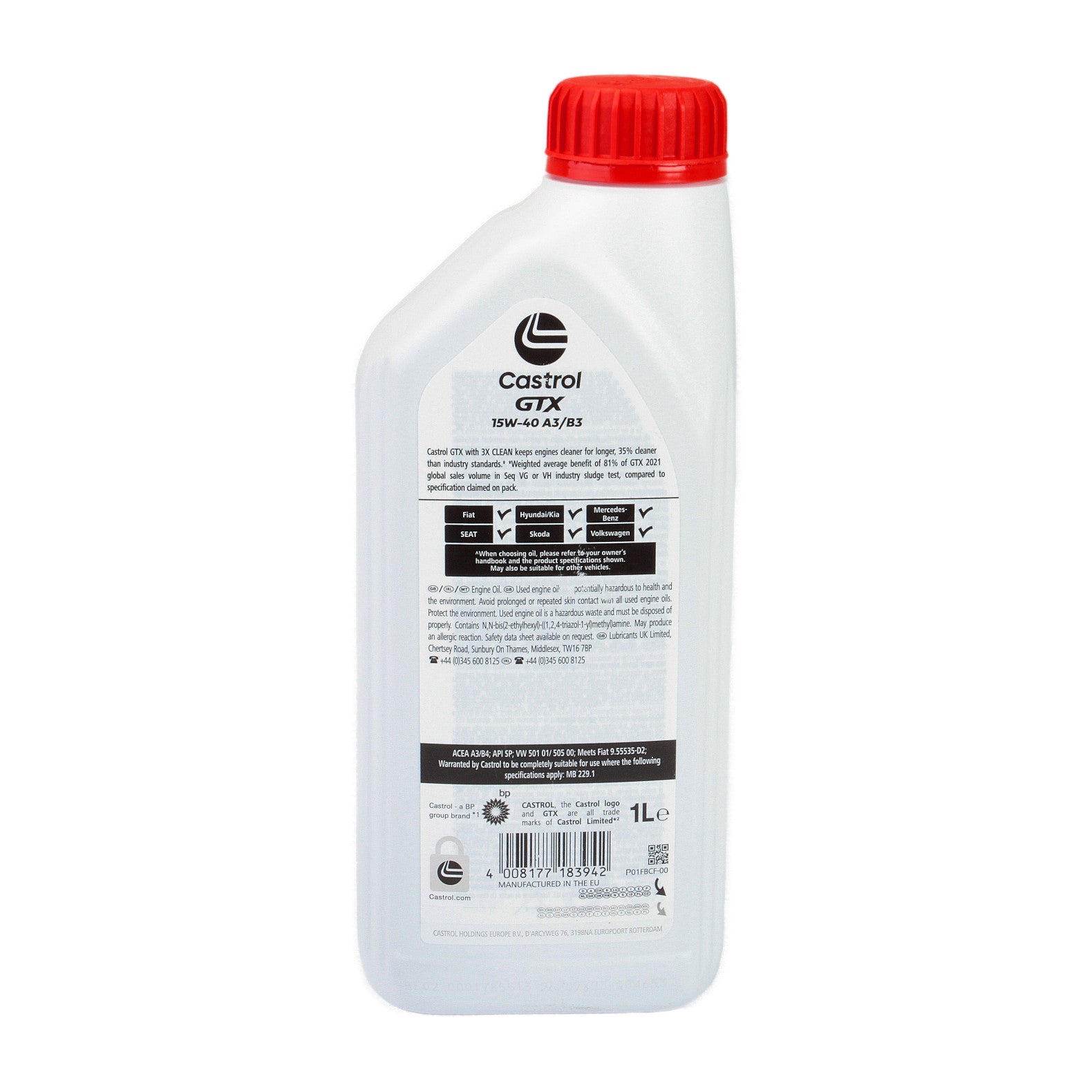 Ulei motor Castrol GTX A3/B3 15W40  1L Castrol - imagine 3