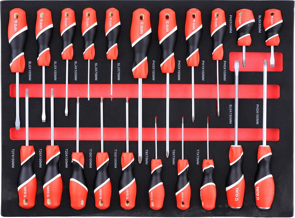 Dulap cu scule profesional 7 sertare echipat complet cu 211 Yato - imagine 7