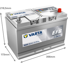 Acumulator Varta Dynamic EFB 85 Ah Varta - imagine 2