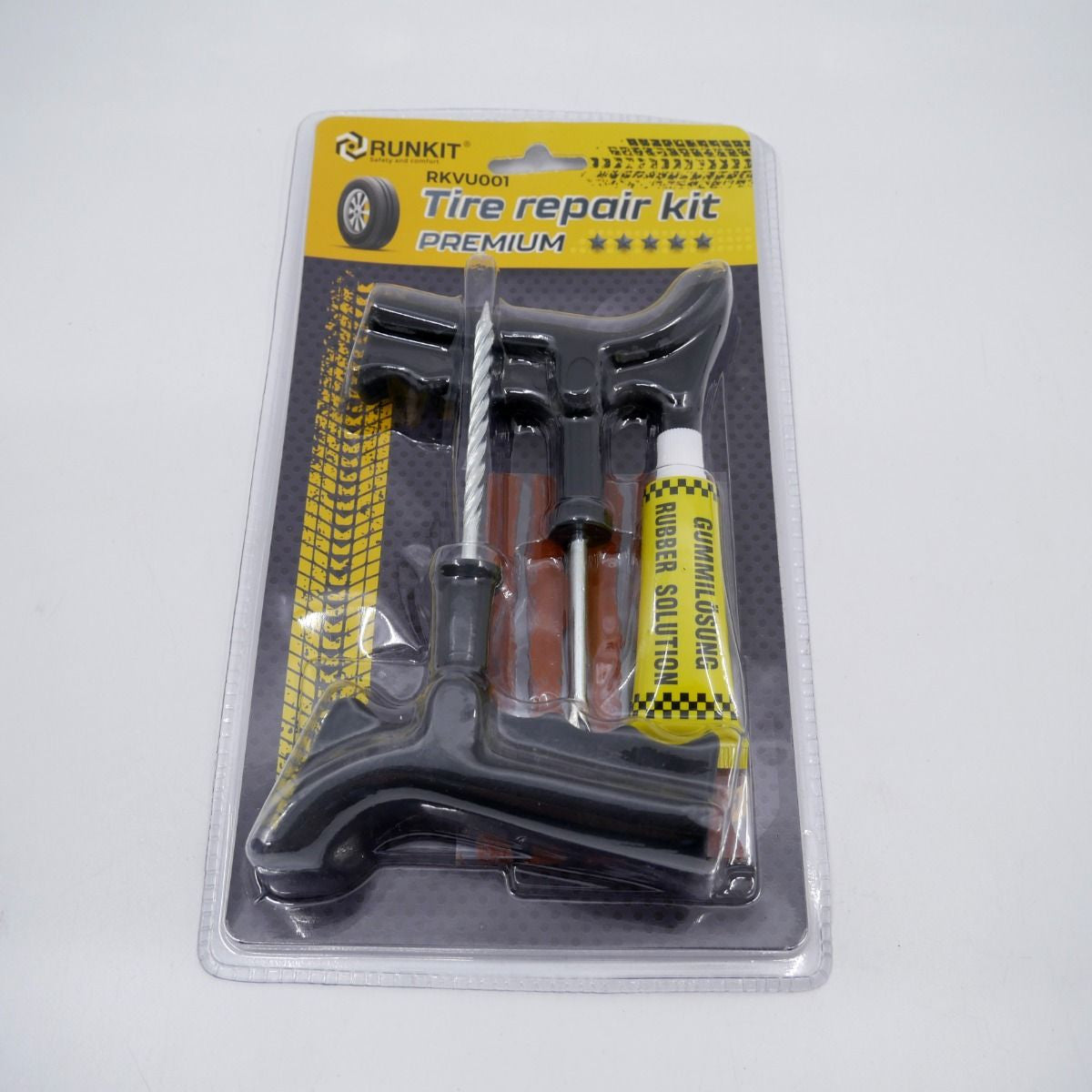 Kit vulcanizare anvelope Premium, maner ergonomic RUNKIT Runkit - imagine 1