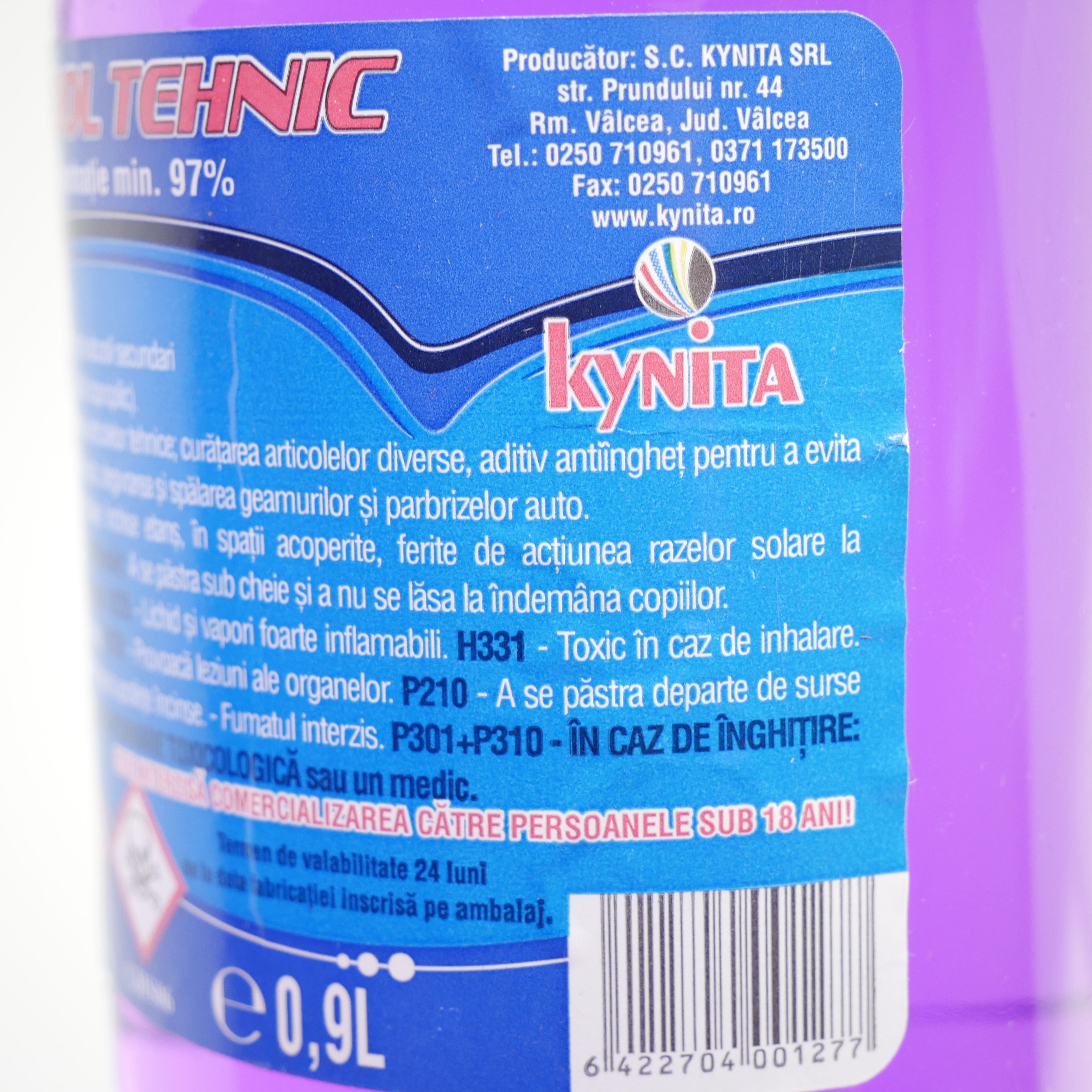 Alcool tehnic 900 ml Kynita MTR - imagine 3