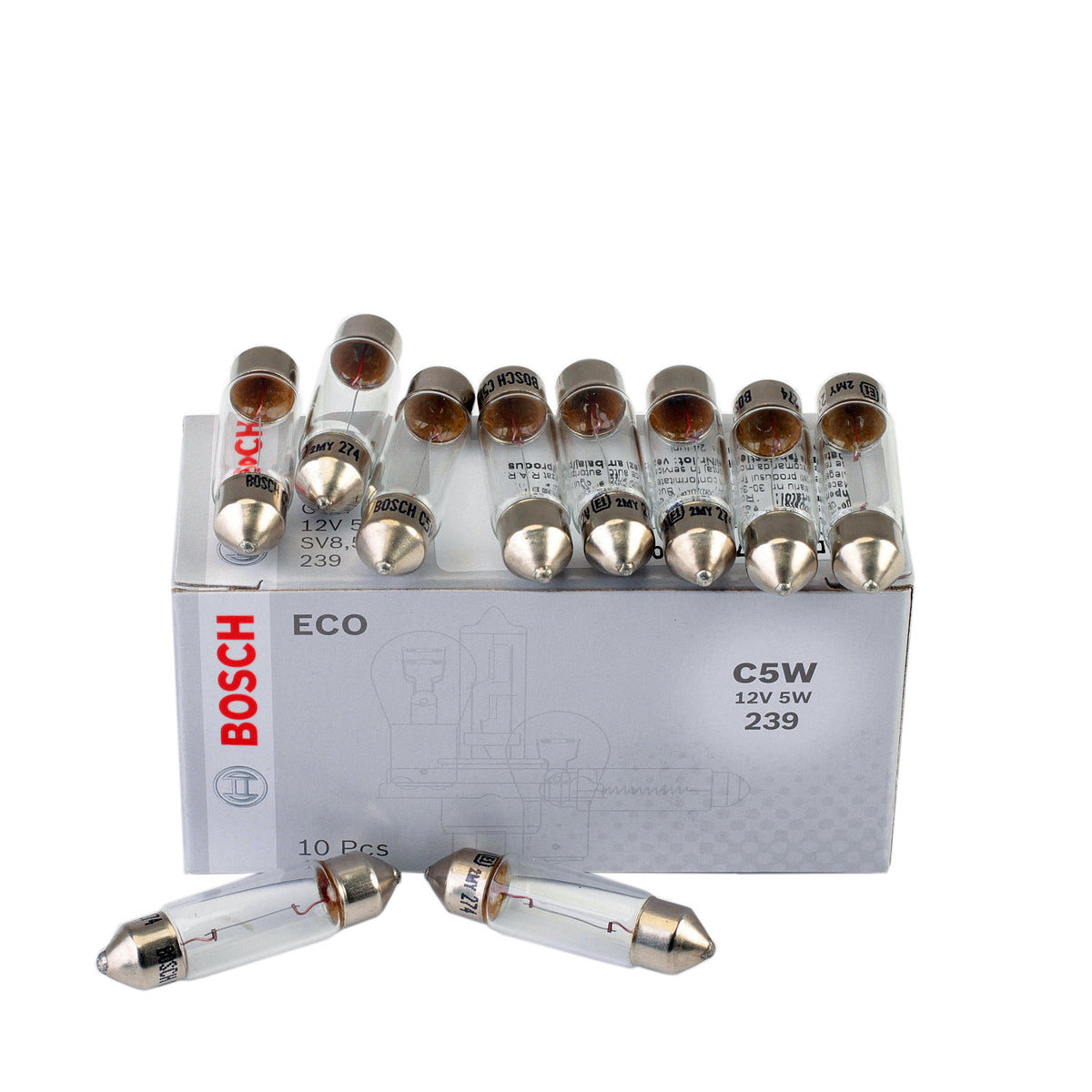 Bec Bosch Eco C5W 12V 5W SV8,5-8 Bosch - imagine 1