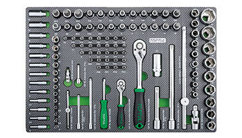 Dulap scule 7 sertare echipate 208 Piese Toptul - imagine 2