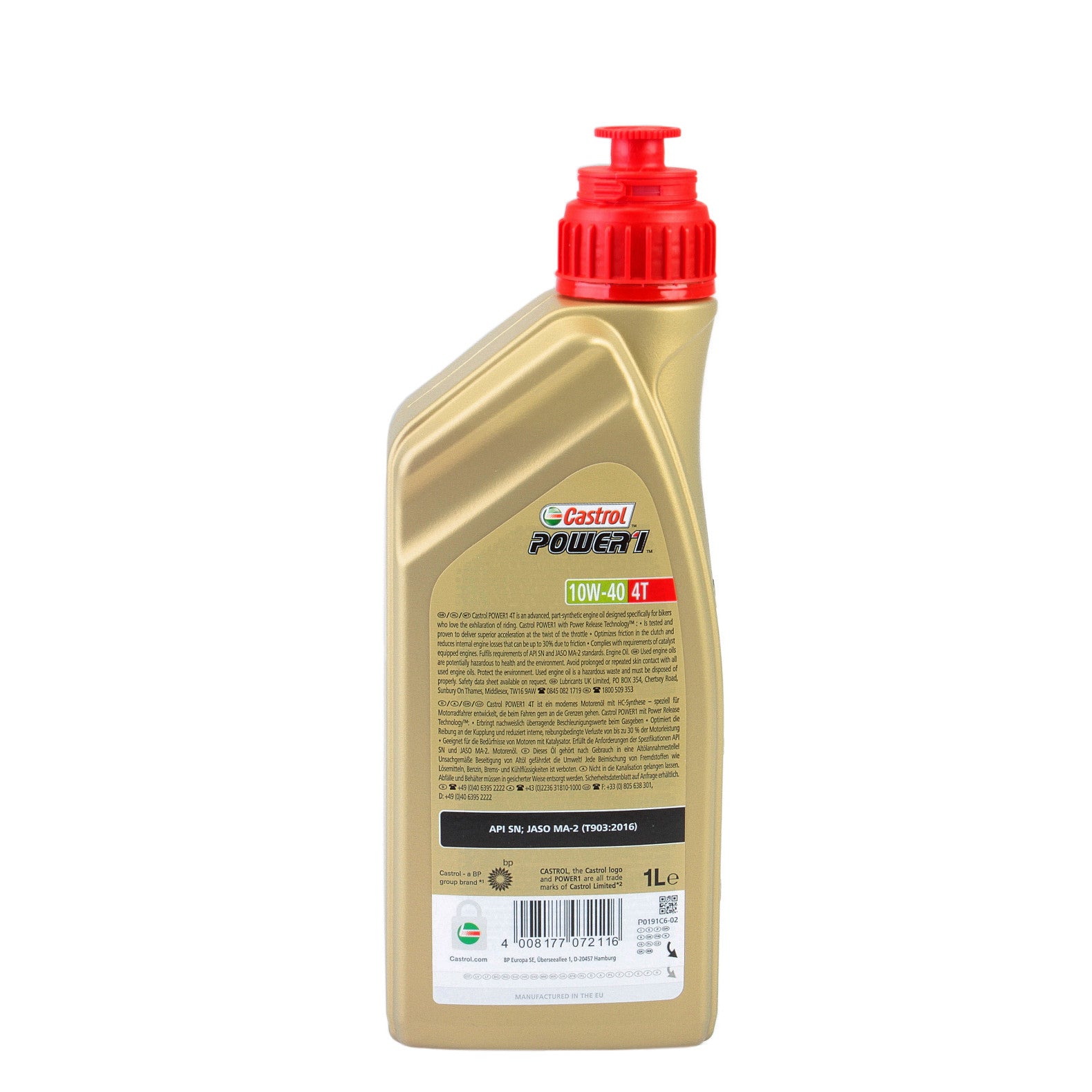 Ulei moto Castrol Power 1 4T 10W-40 1L Castrol - imagine 3
