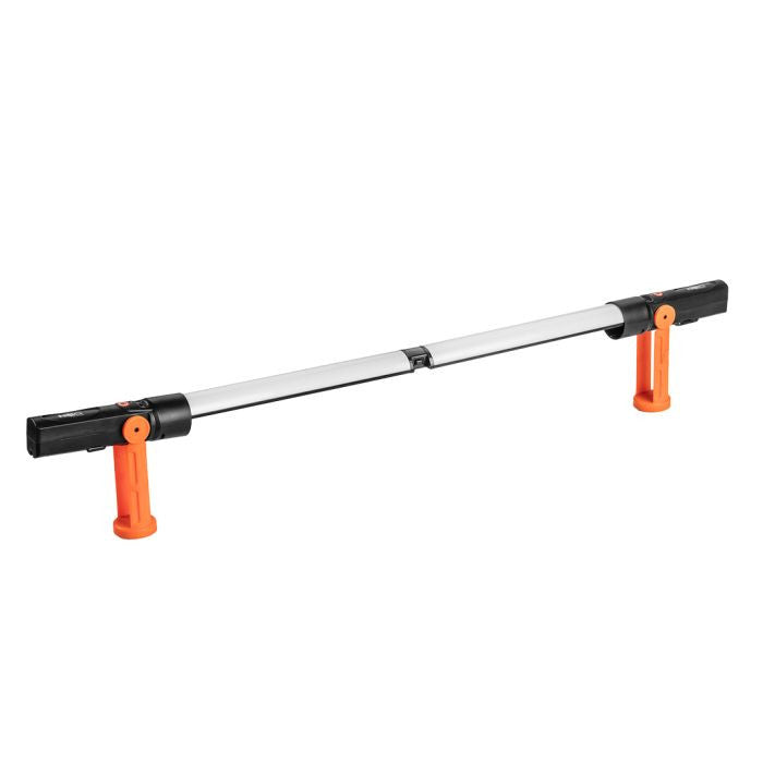 Lampa de atelier cu acumulator, 2x 3.7V Li-Ion, incarcator inclus, 2x350 lm, pliabila SMD Neo Tools - imagine 2