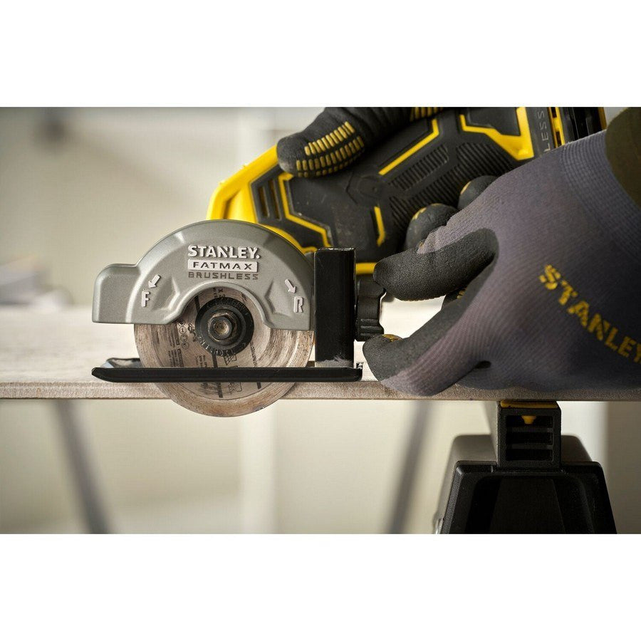 Mini polizor cu acumulator, panza 76 MM Stanley - imagine 6