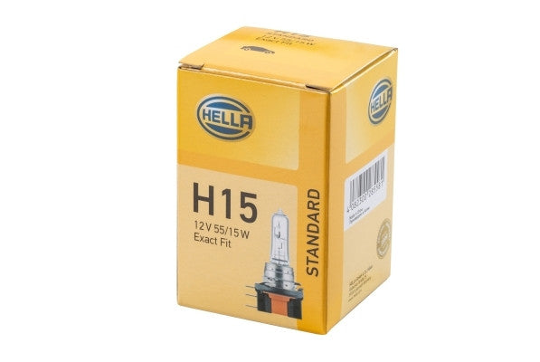 Bec far faza lunga H15 12V 55/15W Hella - imagine 2