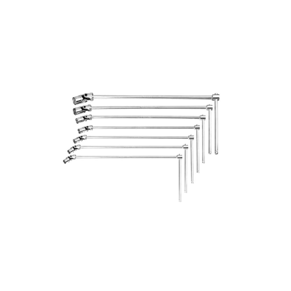 Set de chei cu maner T si cap pivotant Hex, 7buc Milwaukee - imagine 1