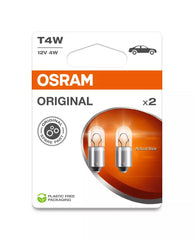 Bec Osram Original T4W 12V BA9s Osram - imagine 3