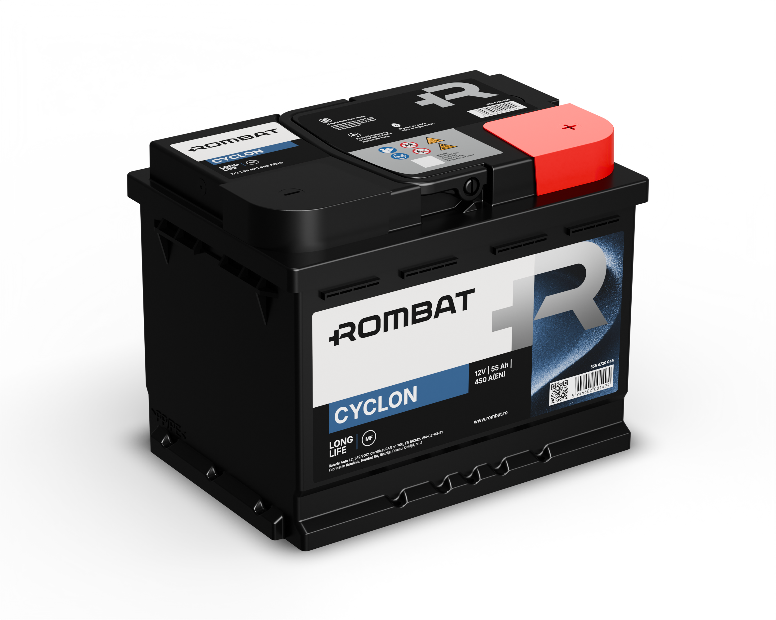 Acumulator Rombat Cyclon 55 Ah Rombat - imagine 2