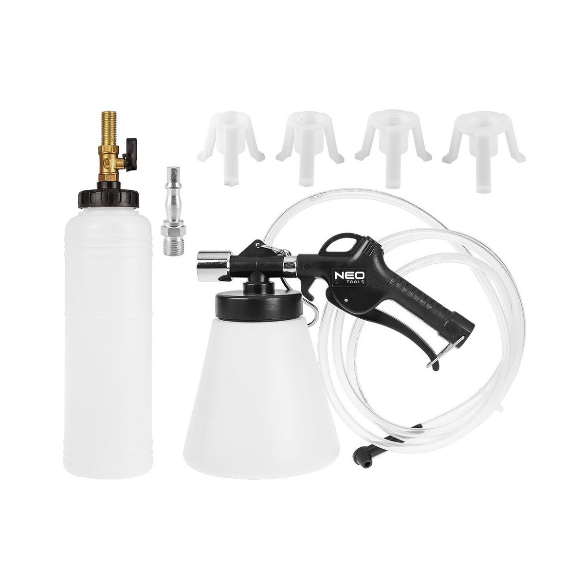 Set unelte pentru schimbarea lichidului de frana NEO Tools, material plastic, 90-120 psi Neo Tools - imagine 1
